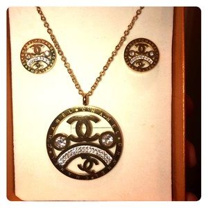 Fake Earrings and Necklace